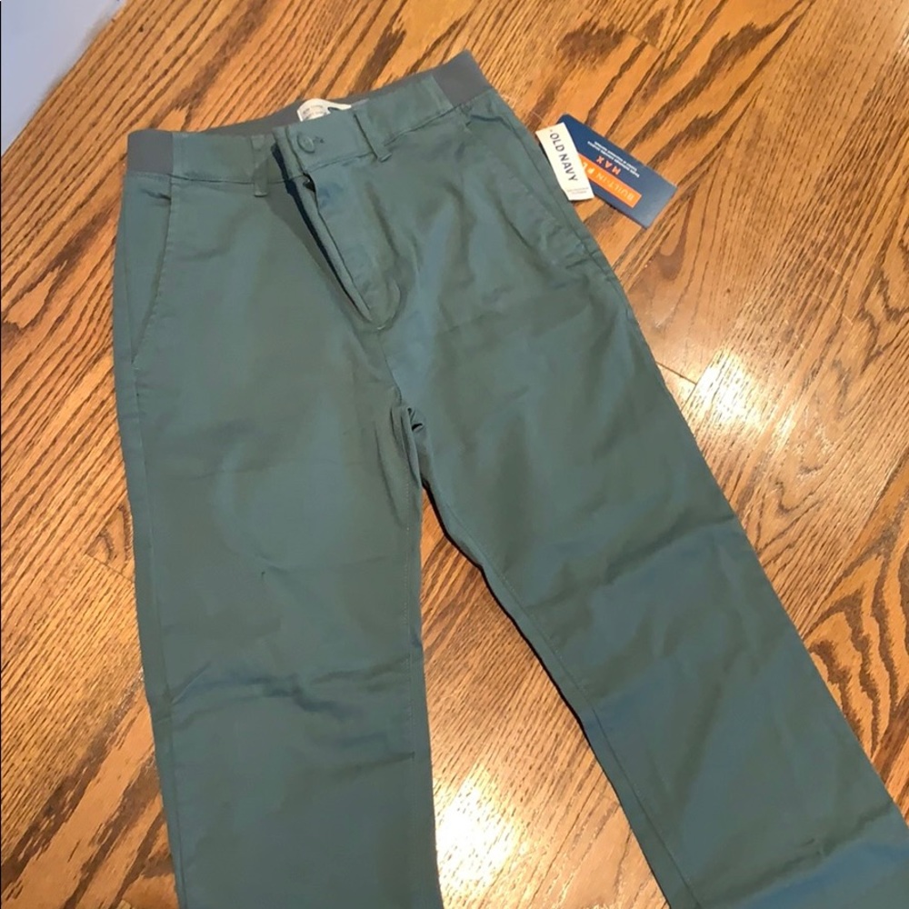 Old Navy slim tapers boys pants size XL 14-16 grn